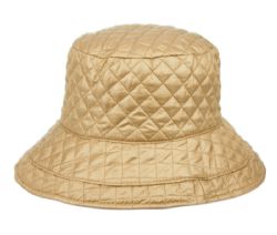 12 Pieces Quilted Stitch Rain Bucket Hat - Bucket Hats