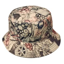 12 Pieces Treasure Print Bucket Hats - Bucket Hats
