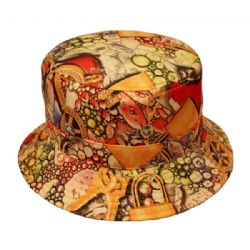 12 Pieces Treasure Print Bucket Hats - Bucket Hats