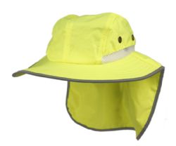 12 Wholesale Outdoor Fishing Camping Cap W/neck Flap Cover