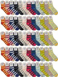 60 Wholesale Yacht & Smith Womens Warm And Cozy Fuzzy Socks, Colorful Winter Socks