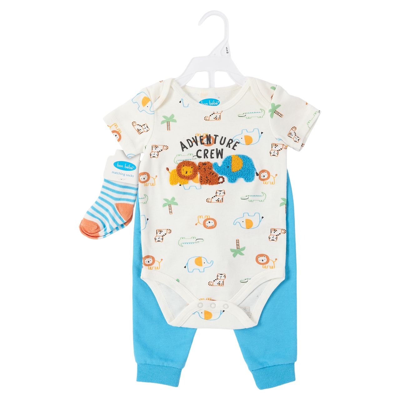48 pieces 3-Piece Baby Clothing Set - Adventure Crew - Baby Apparel