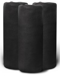 48 Pieces Yacht & Smith Travel Outdoor Blanket Fleece Throw 50x60 Solid Gray - Fleece & Sherpa Blankets