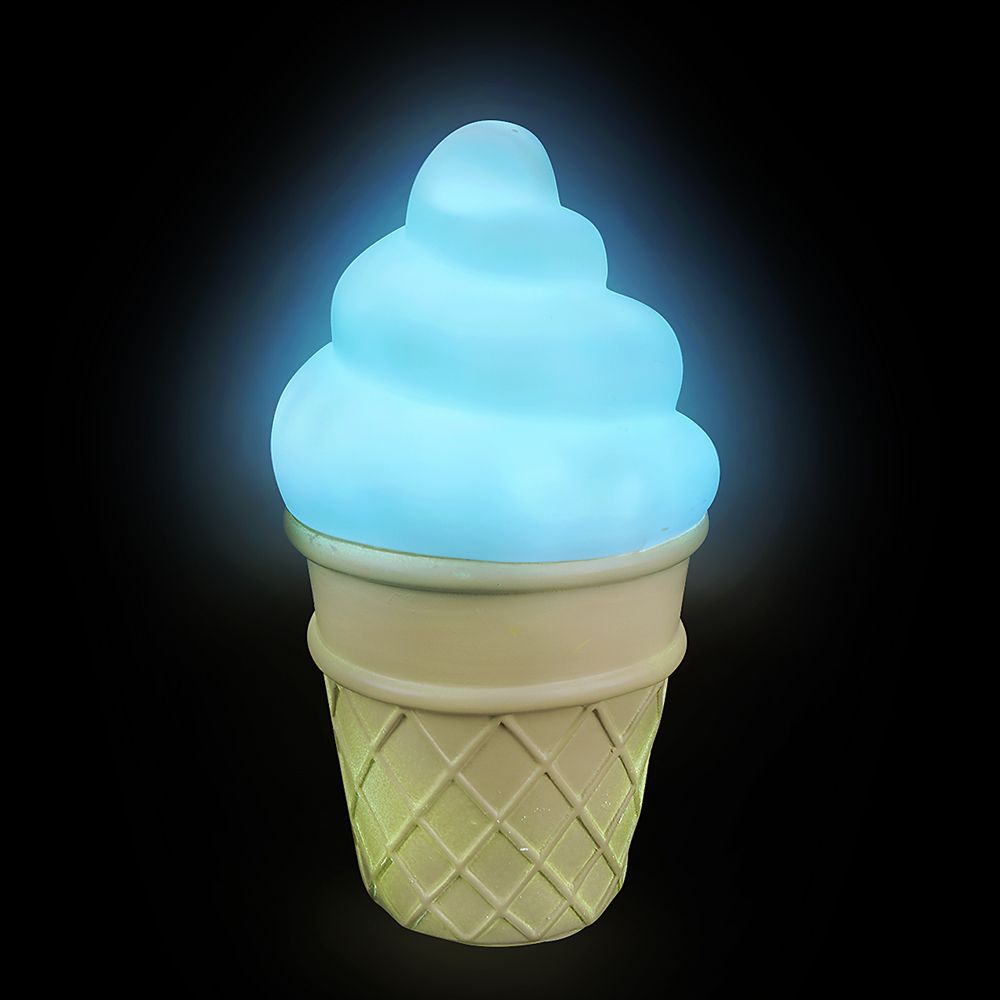 48 pieces 5.5" Ice Cream Cone Led Tap Lamp - Lamps and Lanterns