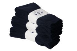 12 Pairs Yacht & Smith Women's Cotton Sports Crew Socks Terry Cushioned, Size 9-11, Navy - Womens Crew Sock