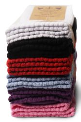 24 Wholesale Yacht & Smith Slouch Socks For Women, Assorted Colors Size 9-11 - Womens Scrunchie Sock