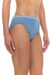 Wholesale Yacht & Smith Womens Cotton Lycra Underwear, Panty Briefs, 95% Cotton Soft Assorted Colors, Size Medium