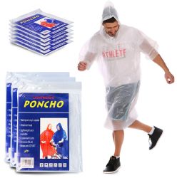 72 Wholesale Yacht And Smith Adults Unisex Clear Rain Poncho