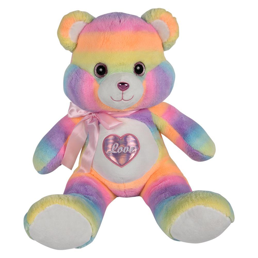 2 Wholesale 32 inch Cotton Candy Heart Bear (ss)
