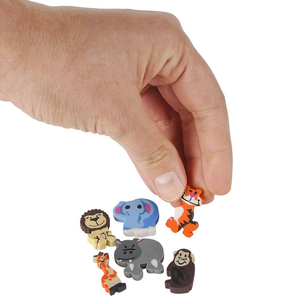 9216 pieces of Mini Zoo Animal Eraser Assortment