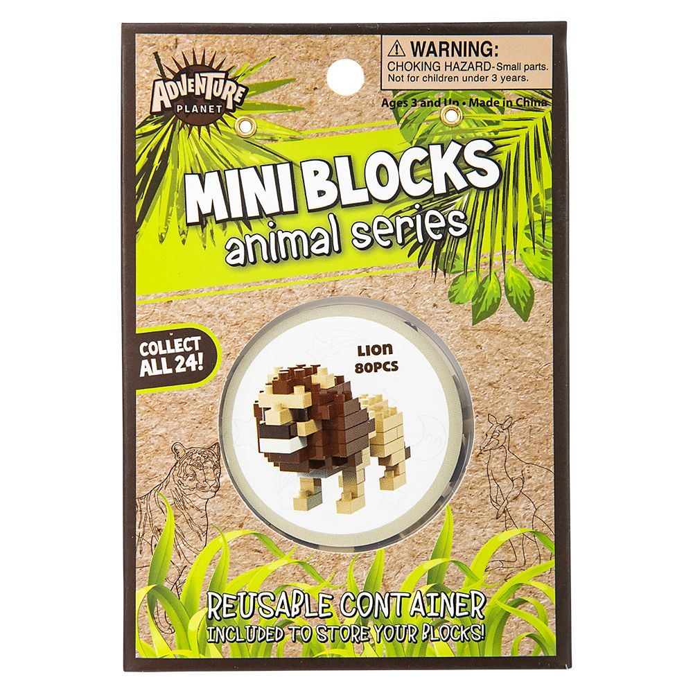 60 pieces Mini Blocks Lion - Puzzles