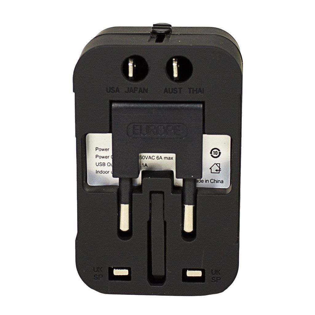 24 pieces of Wiresage International Travel Adapter In Travel Pouch
