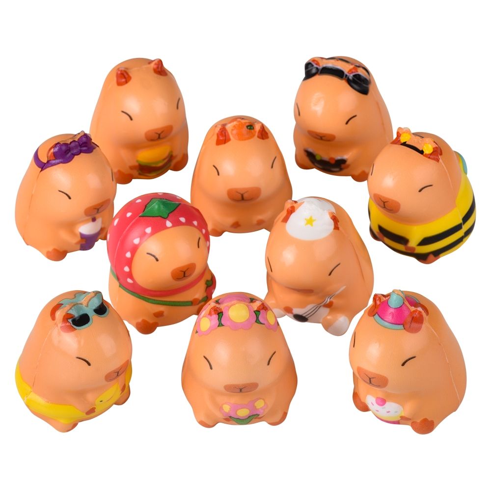 600 of Micro Squish Kawaii Capybara 2-inch