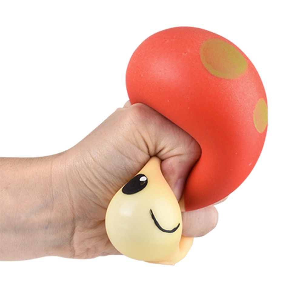96 pieces 3.25" Squish And Stretch Mushroom - Slime & Squishees
