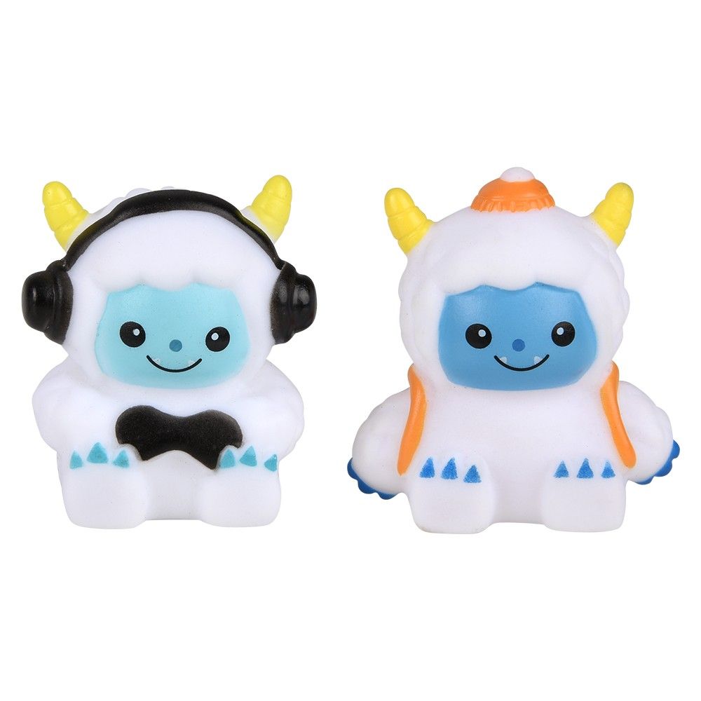 500 pieces 2" Rubber Yeti Characters - Slime & Squishees
