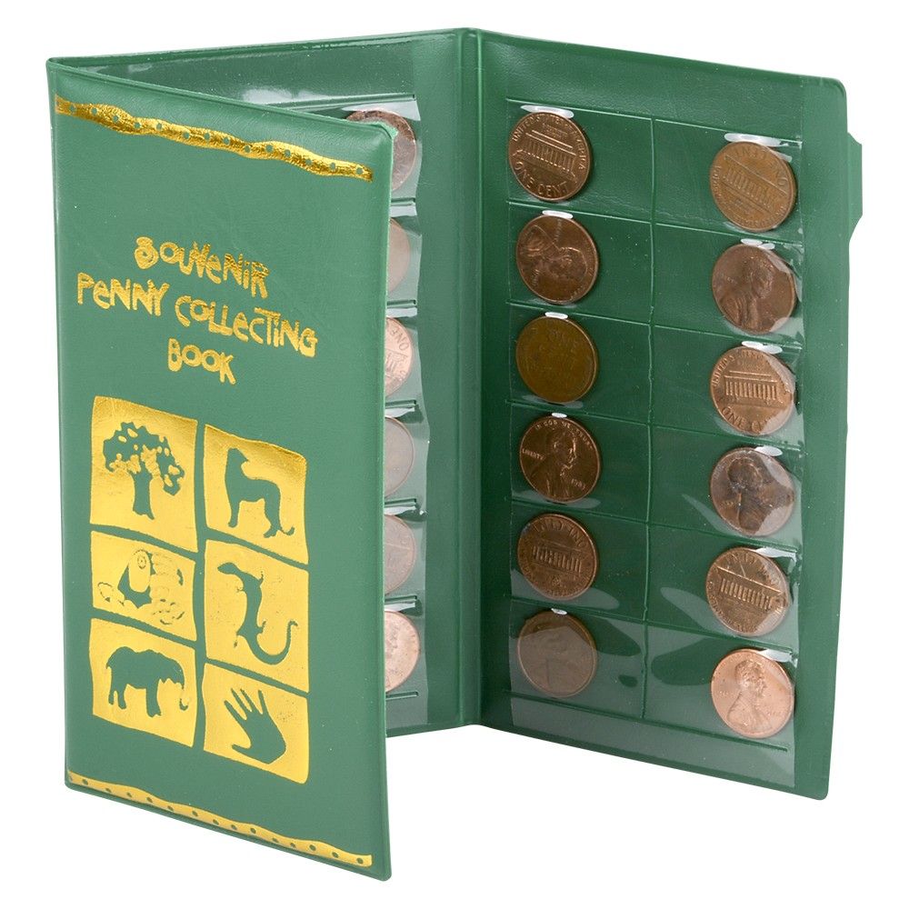 120 pieces Zoo Souvenir Penny Holder Book - Tripods and Phone Holders