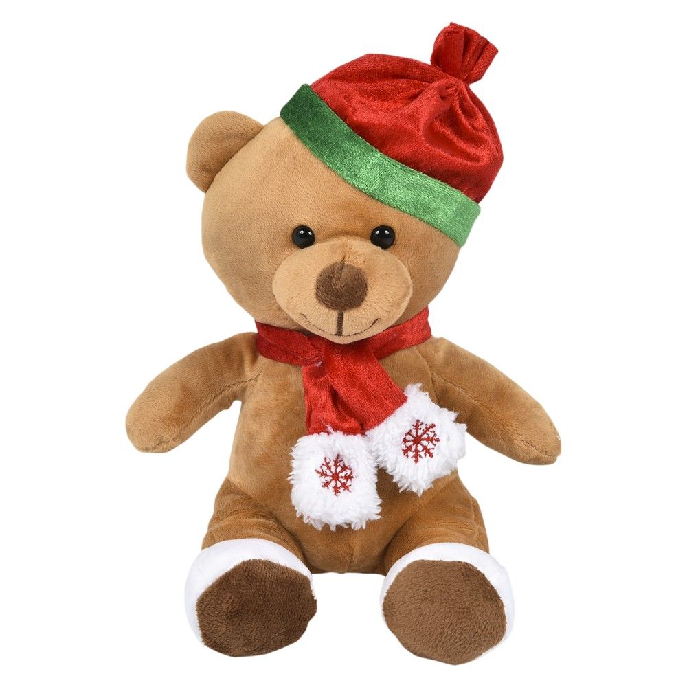 80 of 8 inch Christmas Plush Characters With Scarf