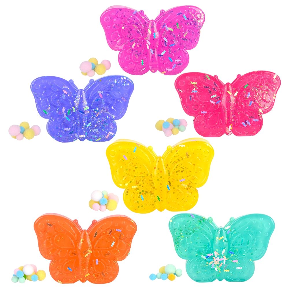 36 pieces 4" Sticky Squish Butterfly - Slime & Squishees