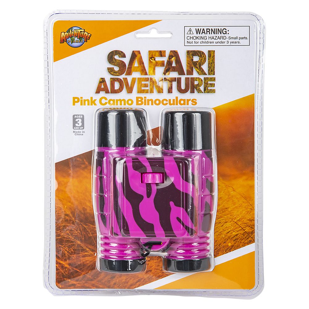 36 pieces Pink Zebra Print Binoculars - Binoculars & Compasses