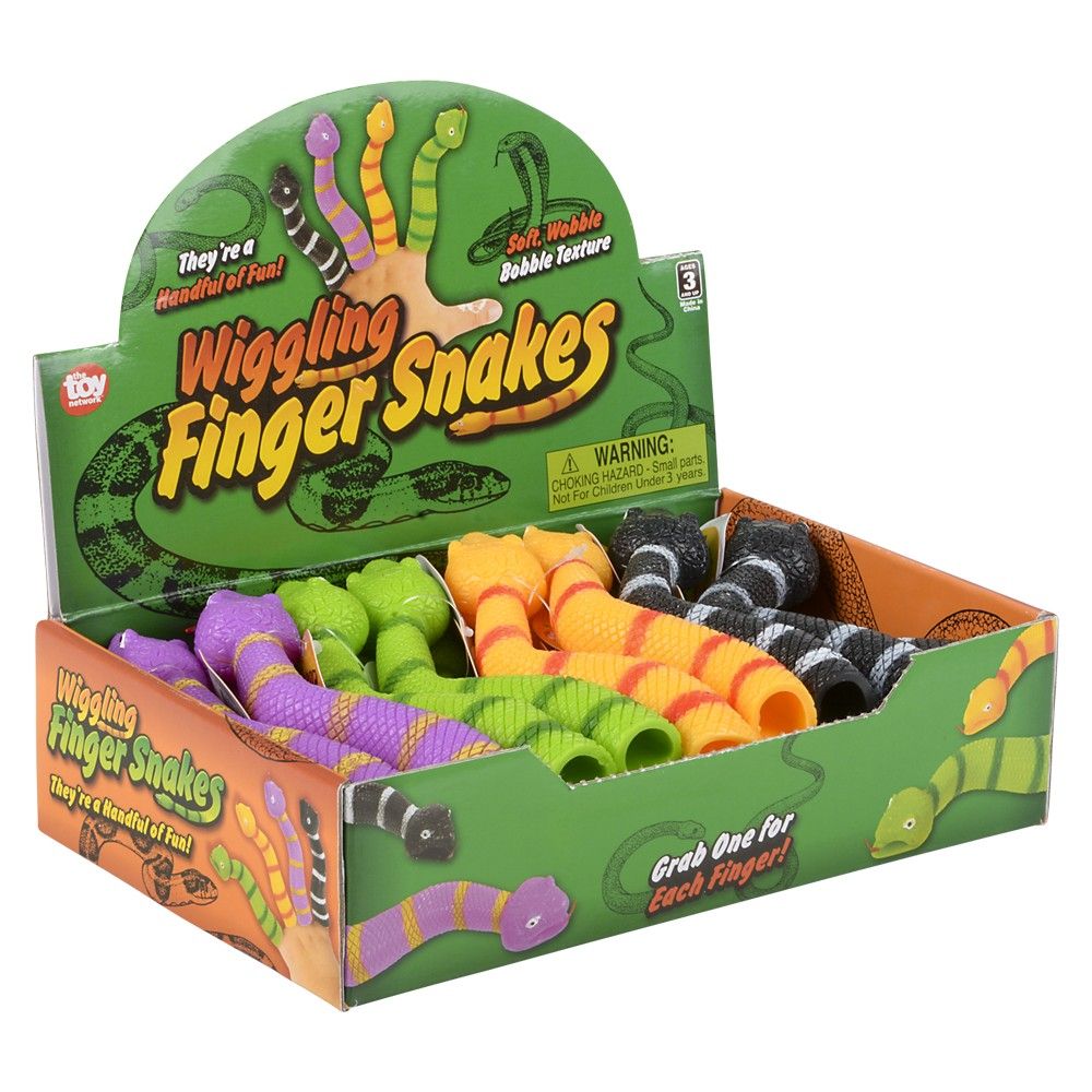 288 pieces 5.5" Finger Snake (24pc/un) - Animal & Reptiles