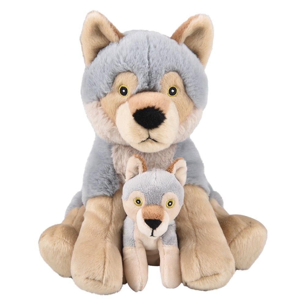 12 pieces 9.5" Eco Birth Of Life Wolf - Plush Toys