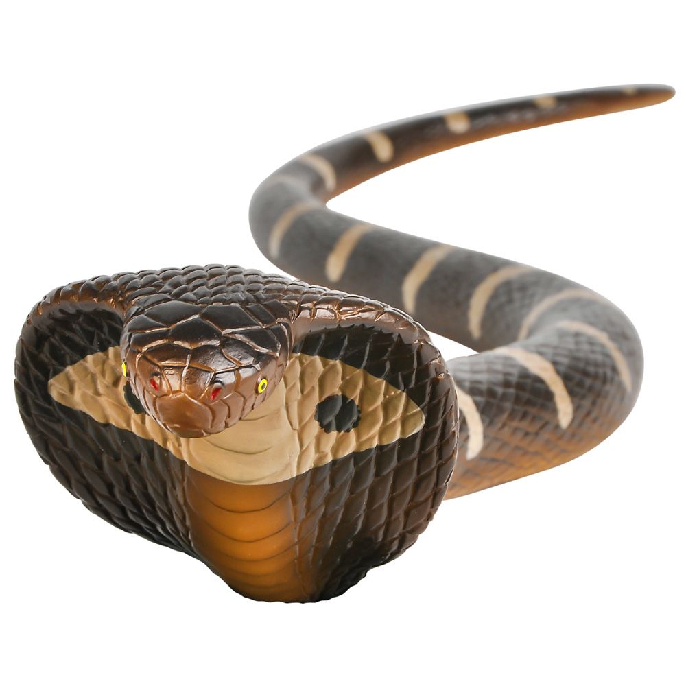 24 pieces 26" Poly Filled Rubber Dark Cobra - Animal & Reptiles
