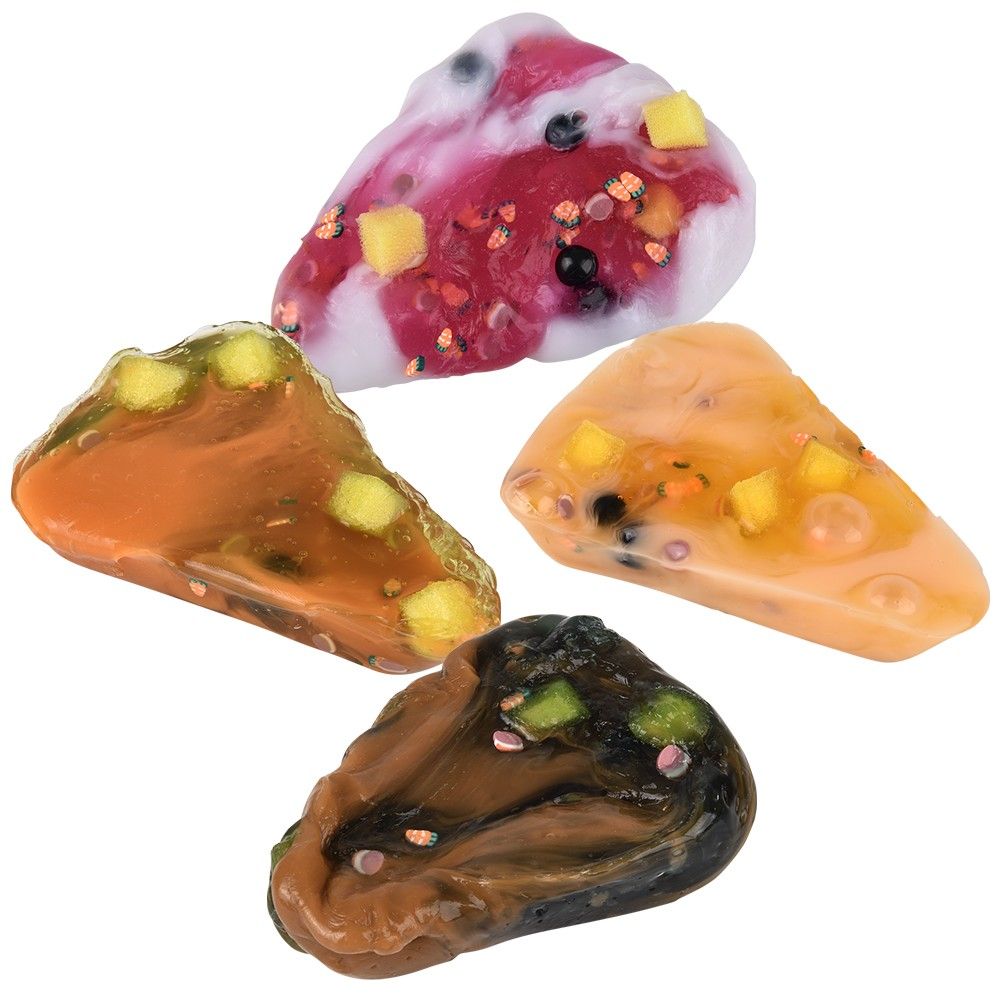 32 of 4.75 inch Diy Pizza Slime 8ct