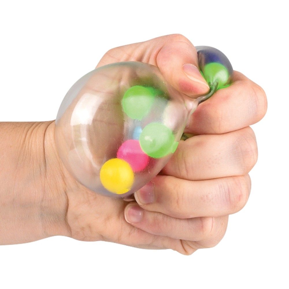 72 pieces 2.33" Squeezy Molecule Ball 3pc Set - Slime & Squishees