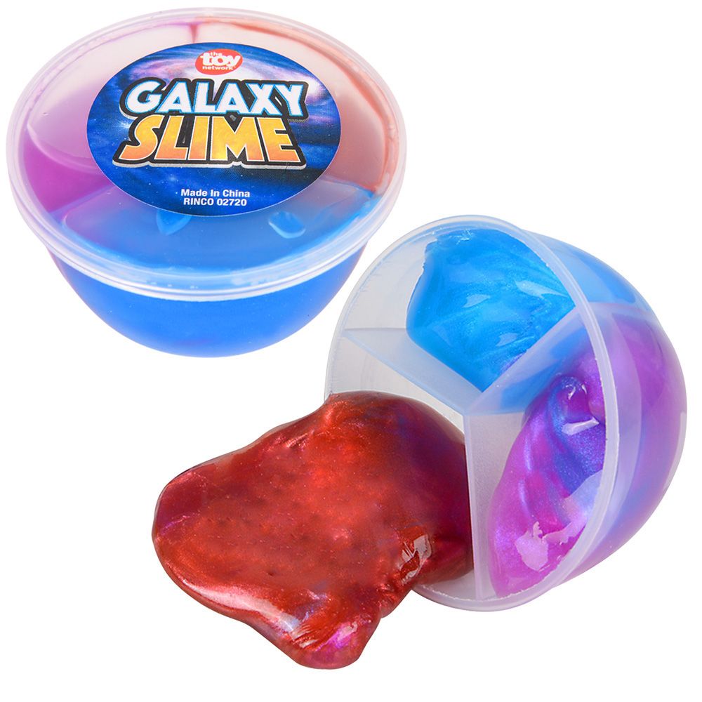 144 pieces 2.25" Galaxy Slime Tubs - Slime & Squishees