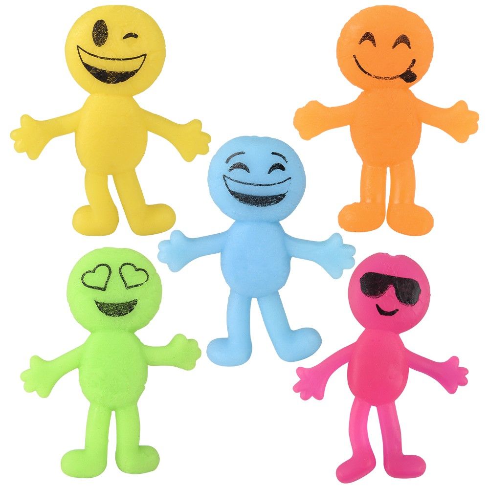 2000 pieces 1.75 inch Stretch Emoticon Figure 100ct - Slime & Squishees