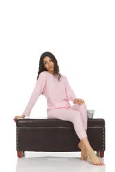 24 Bulk Yacht & Smith Womens Cotton Thermal Underwear Set Pink Size xl