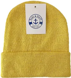 72 Pieces Yacht & Smith Unisex Kids Stretch Colorful Winter Warm Knit Beanie Hats, Many Colors - Winter Beanie Hats
