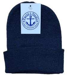 144 Pieces Yacht & Smith Unisex Kids Winter Knit Hat Assorted Colors - Winter Beanie Hats