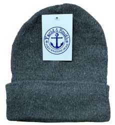 144 Pieces Yacht & Smith Unisex Kids Winter Knit Hat Assorted Colors - Winter Beanie Hats