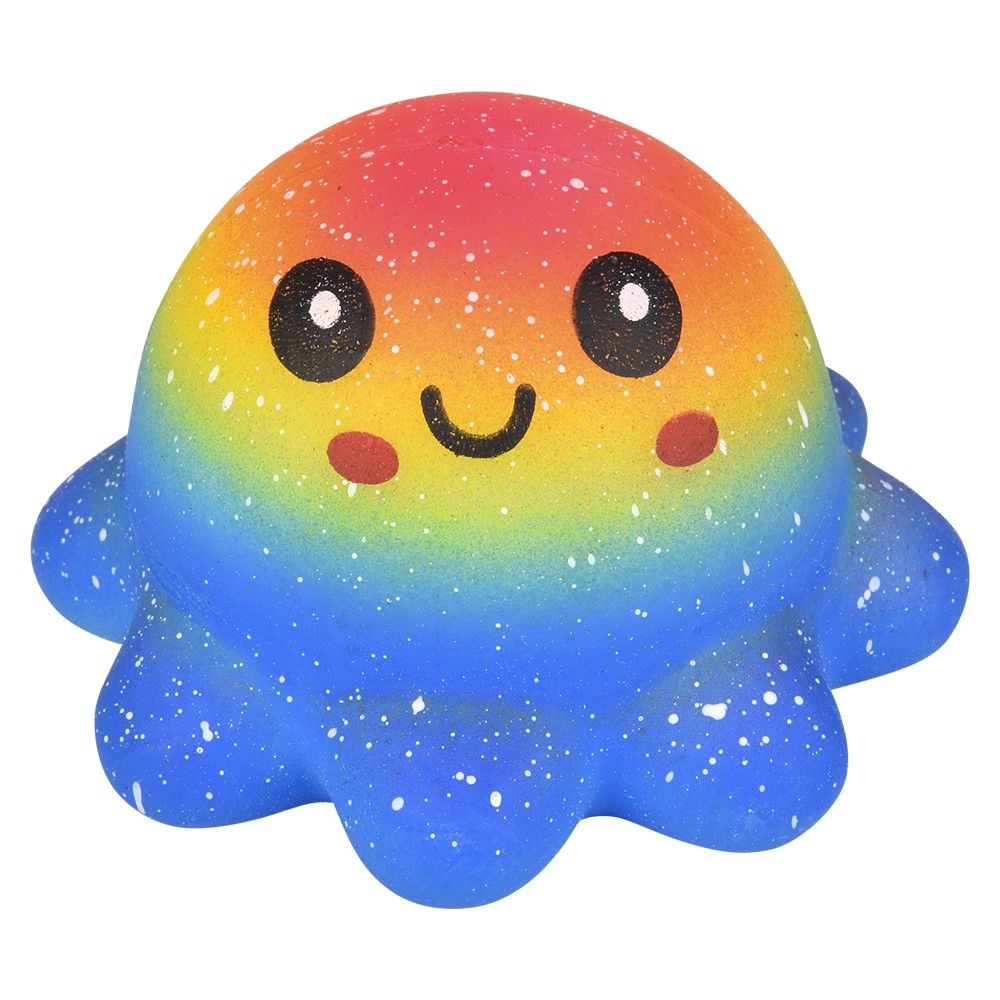 144 pieces 3.5" Squish And Stretch Rainbow Octopus - Slime & Squishees