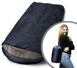 10 Wholesale Yacht And Smith Polyester Sleeping Bag In Navy 72x30" Inches