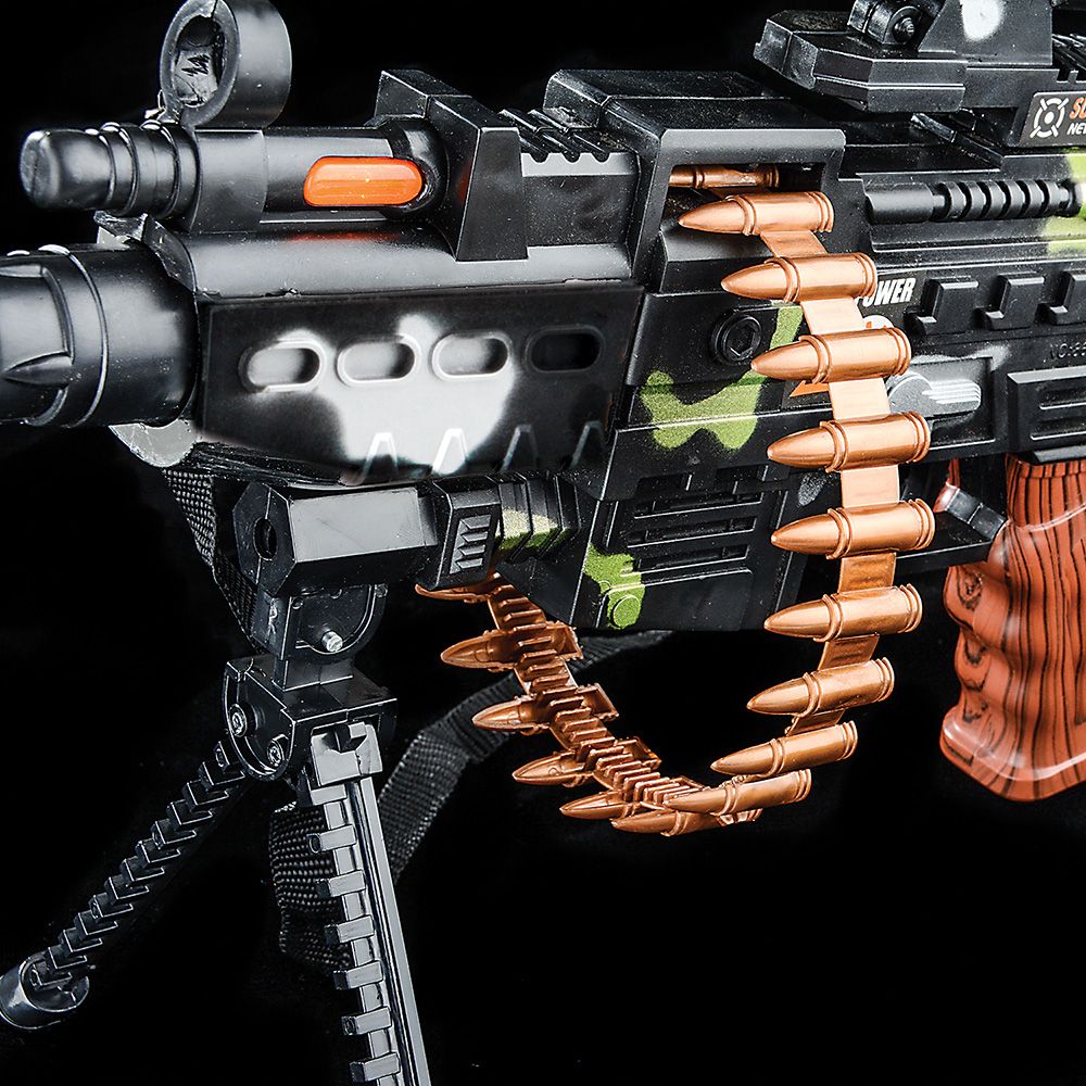 24 pieces LighT-Up Machine Gun W/scope - Light Up Toys