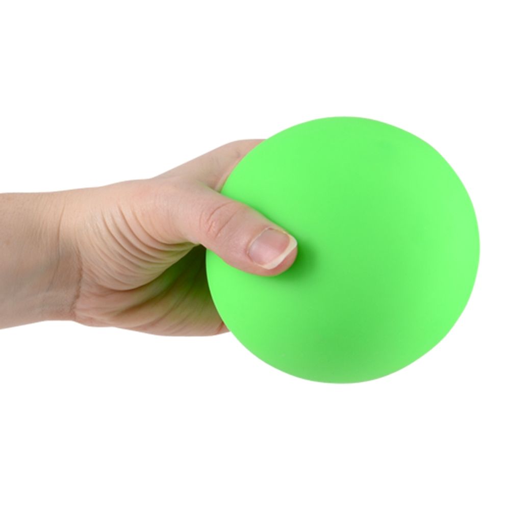 48 Wholesale (t) Marshmallow Neon Squishy Ball 3.5" 12ct