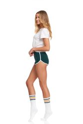 60 Wholesale Yacht & Smith Women's Cotton 26" Inch Terry Cushioned Athletic White Striped Top Tube Socks