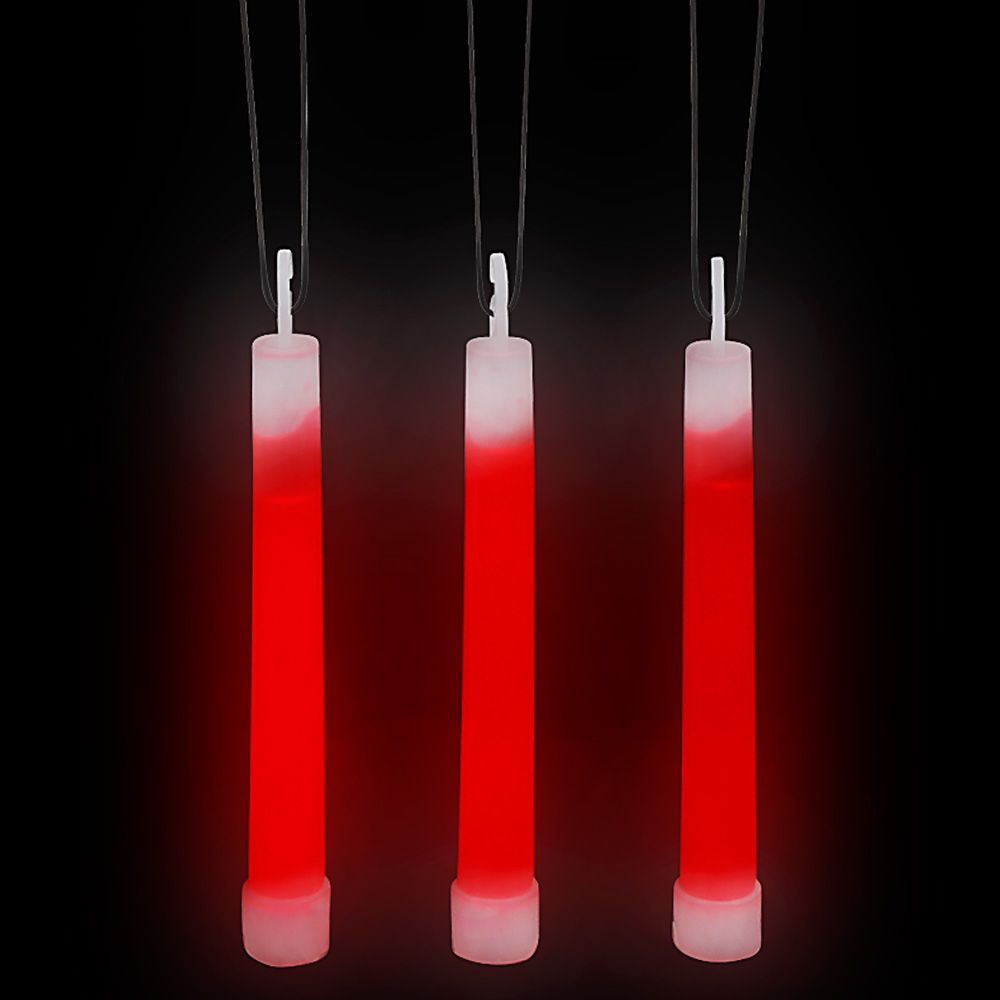 288 pieces 6" Red Glow Stick - Glow in the Dark