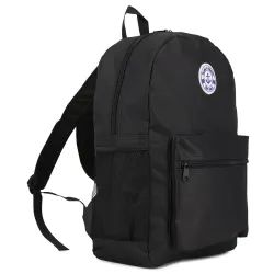 48 Wholesale Yacht & Smith 17inch Water Resistant Black Backpack With Adjustable Padded Straps