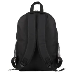 Yacht & Smith 17inch Water Resistant Black Backpack With Adjustable Padded Straps