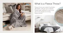 96 Wholesale Yacht & Smith Soft Fleece Blankets 50 X 60 150g