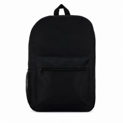 24 Wholesale Yacht & Smith 17inch Water Resistant Black Backpack With Adjustable Padded Straps