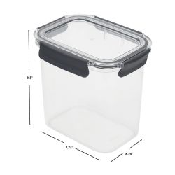 12 pieces Home Basics 100 Oz. Airtight Food Container - Food Storage Containers