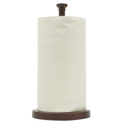 6 pieces of Home Basics Galleria Freestanding Paper Towel Holder, Bronze