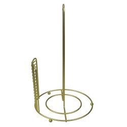 12 Wholesale Home Basics Halo Free Standing Steel Paper Towel Holder, Gold