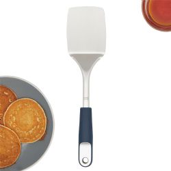 24 pieces of Michael Graves Design Comfortable Grip Stainless Steel Spatula, Indigo