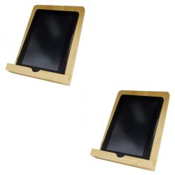 6 pieces of Home Basics Bamboo Tablet Cookbook Stand, Natural