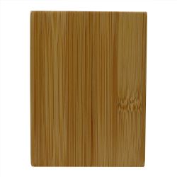 6 pieces of Home Basics 4 Section Square Bamboo Pen Holder, Natural